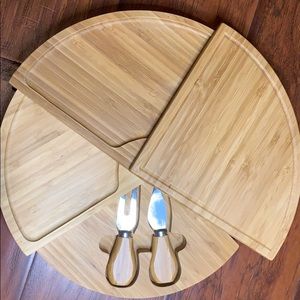 Picnic at ascot Cheese cutter and display set